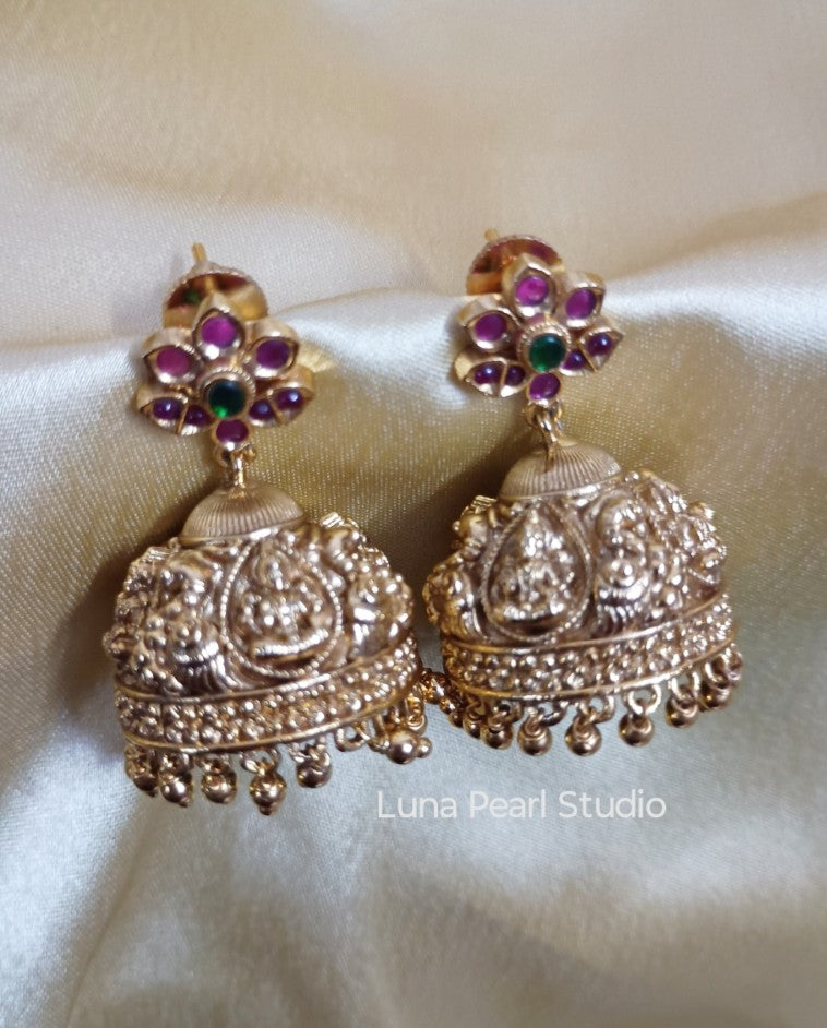 Kalyani Traditional Temple Jhumka -TE1039