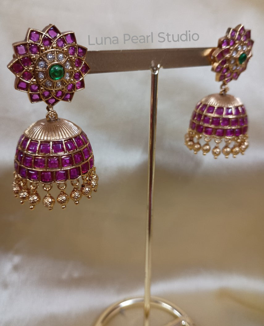 Celebrity inspired Kemp Jhumka Earrings-TE1037