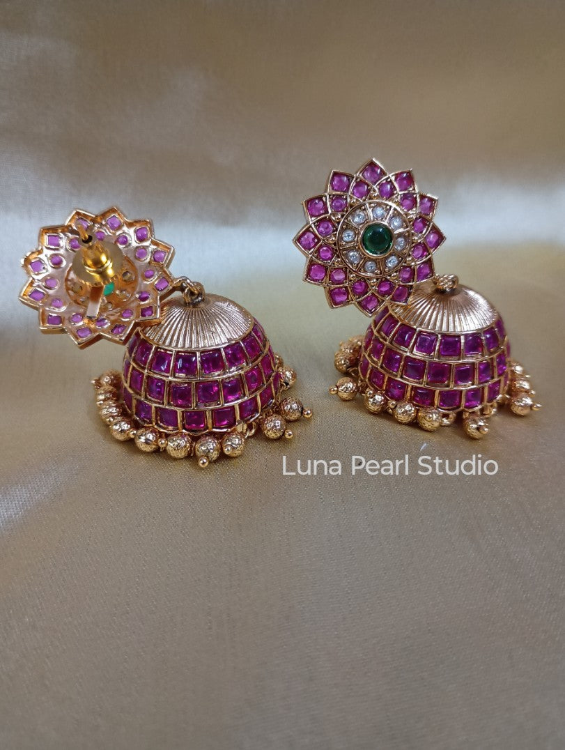 Celebrity inspired Kemp Jhumka Earrings-TE1037