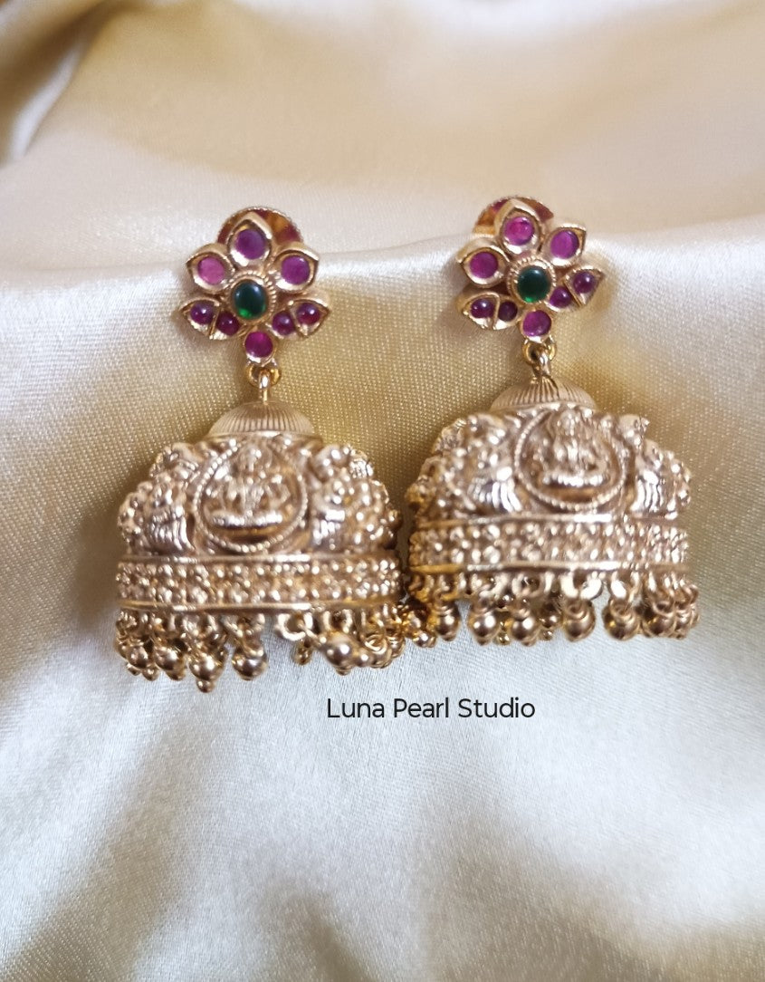 Kalyani Traditional Temple Jhumka -TE1039