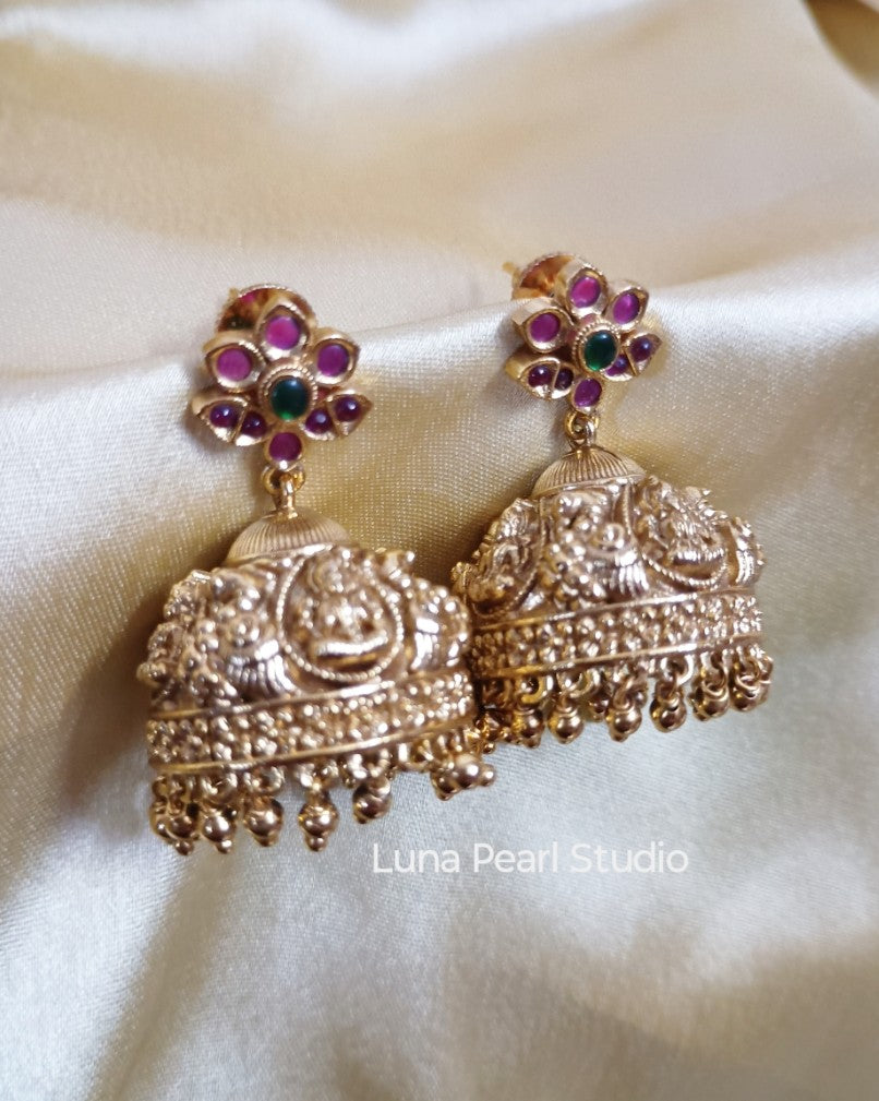 Kalyani Traditional Temple Jhumka -TE1039