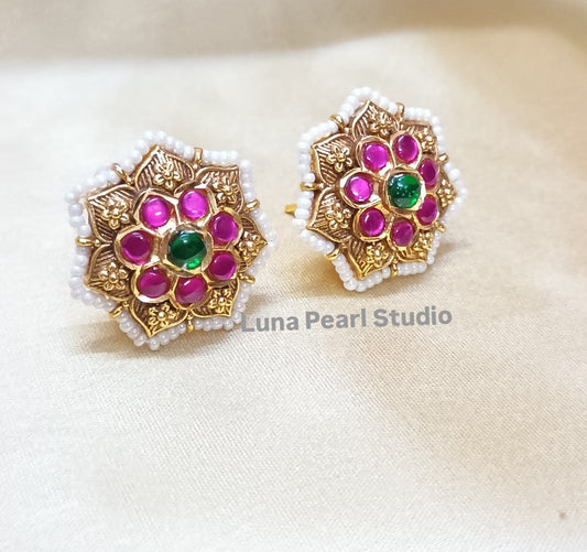 Floral Temple Ear tops TE1018