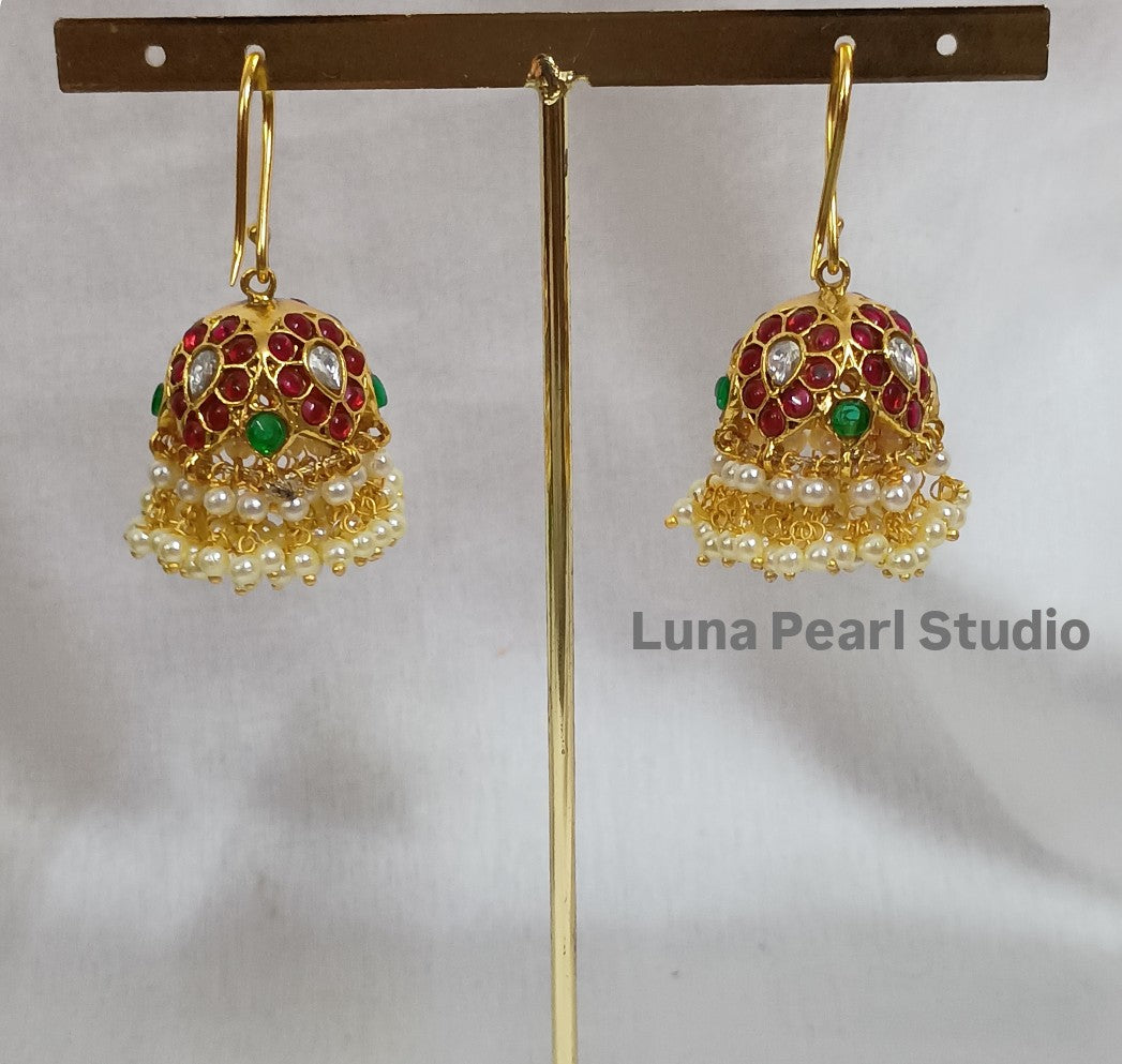 Ramyam Kemp Hook Earrings-TE1030