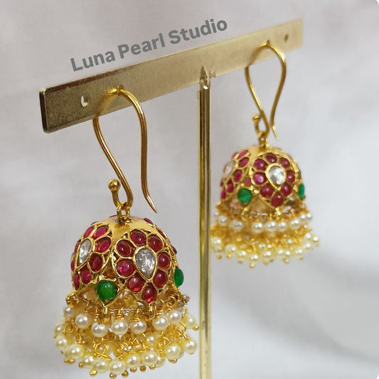 Ramyam Kemp Hook Earrings-TE1030