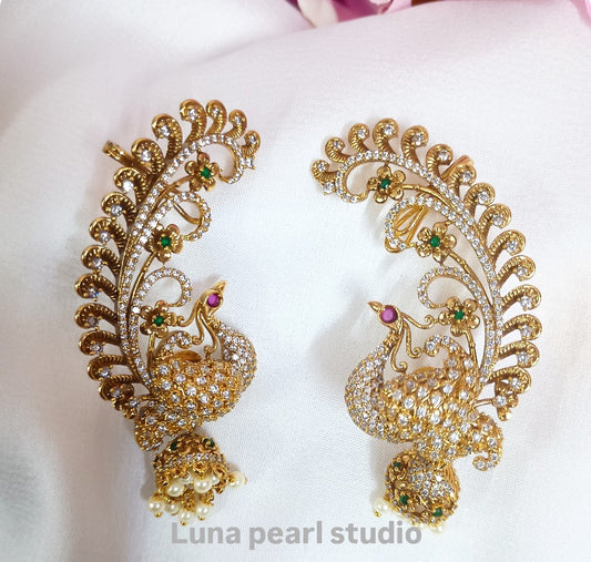 Riddhika Temple Ear Cuffs-TE1026